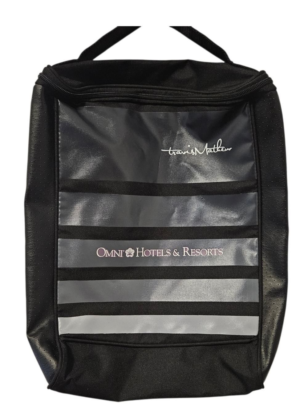 Travis‎ Mathew Golf Shoe Bag Black Storage Pouch Travel
